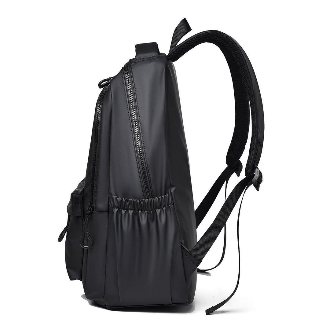 Waterproof laptop backpack with padded compartment for 15-inch tech protection, perfect for students.