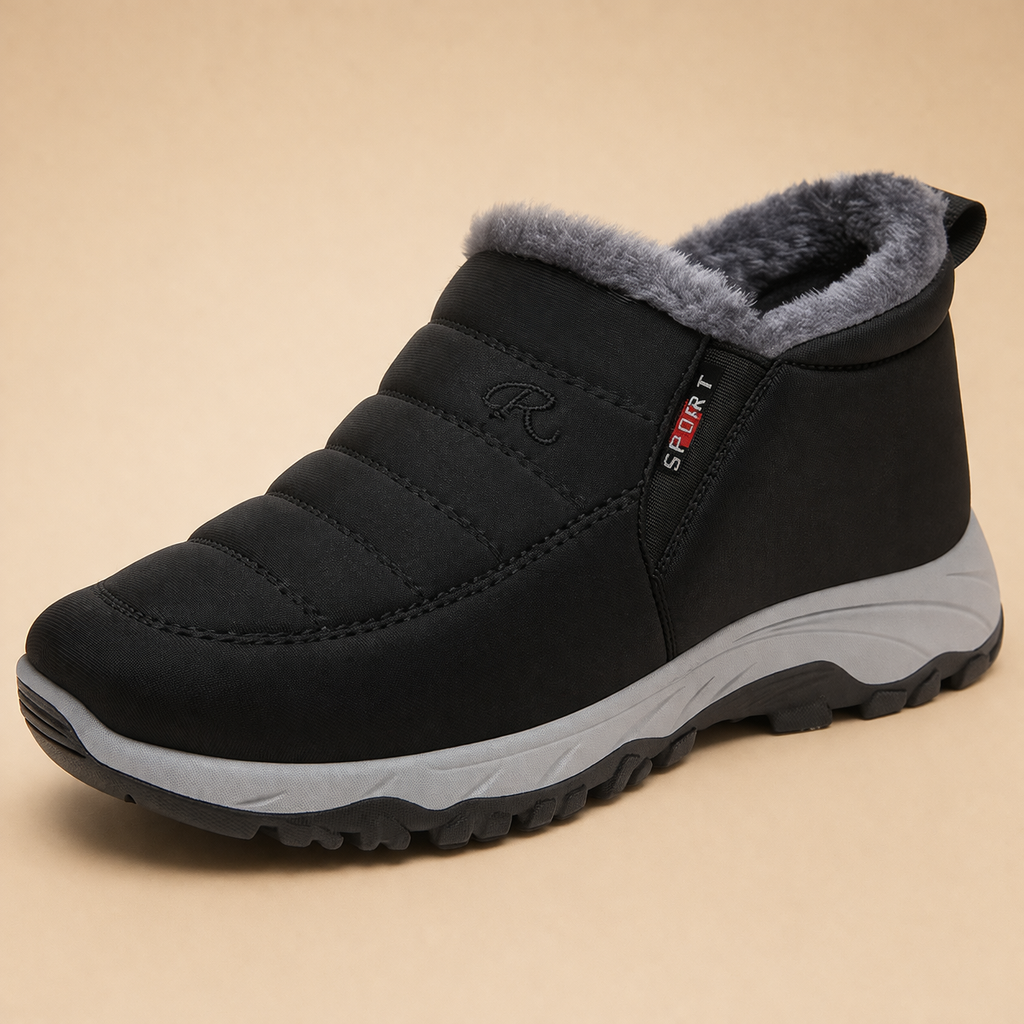 Elegant yet casual women's slip-on winter boots, perfect for effortless everyday style and comfort.