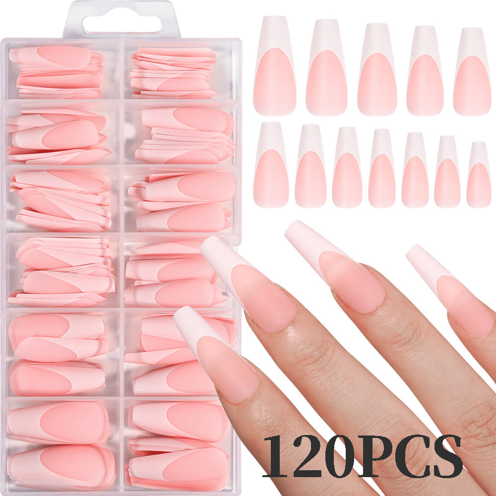 Long stiletto fake nail tips for women, perfect for elegant manicures & stylish nail art designs.