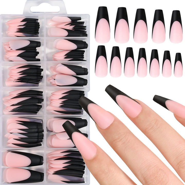 Clear stiletto nail tips, extra long for professional gel nail art, ideal for stunning false nail applications.