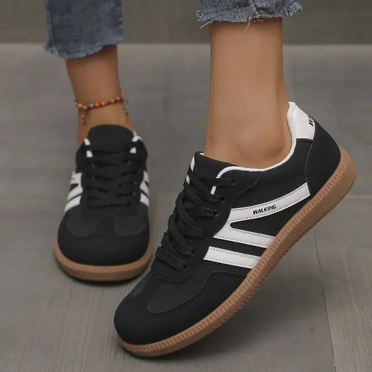 Stylish Loravelle women's low-top casual sneakers with orthopedic support, perfect for everyday comfort.