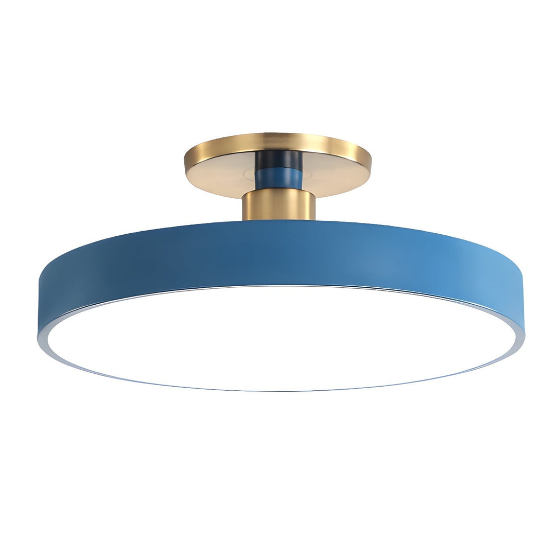 Lumeanon round LED ceiling light, modern ambient light, flush mount, energy-efficient & dimmable.