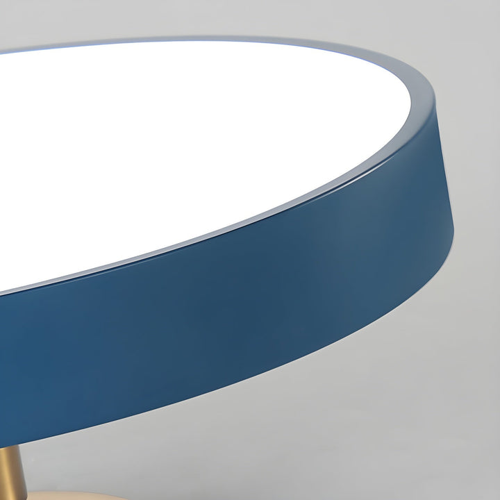 Dimmable Lumeanon round LED ceiling lamp, modern flush mount, optimal for energy-saving home decor.