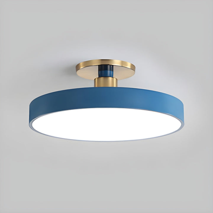 Stylish Lumeanon round LED ceiling lamp, dimmable, modern ambient lighting, flush mount elegance.