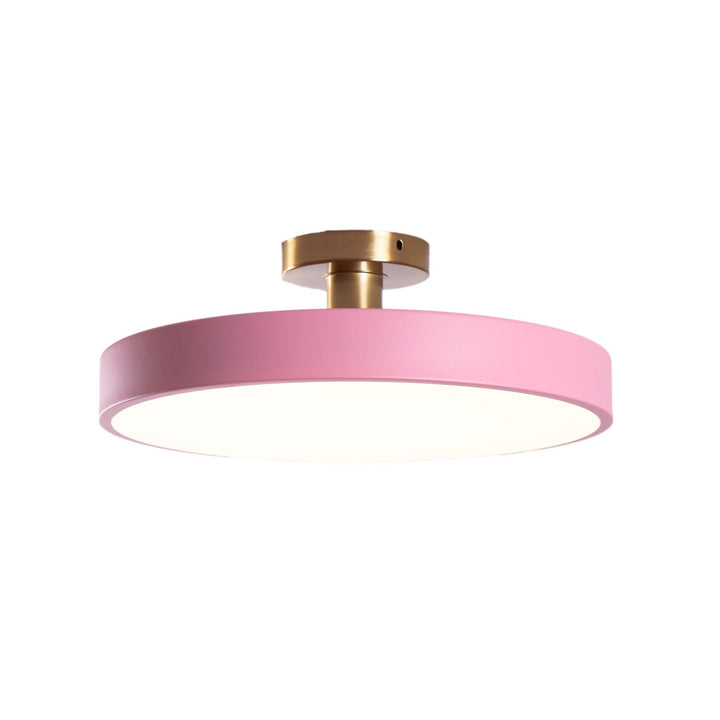 Lumeanon round LED ceiling light, modern, energy-efficient, dimmable, flush mount interior light.
