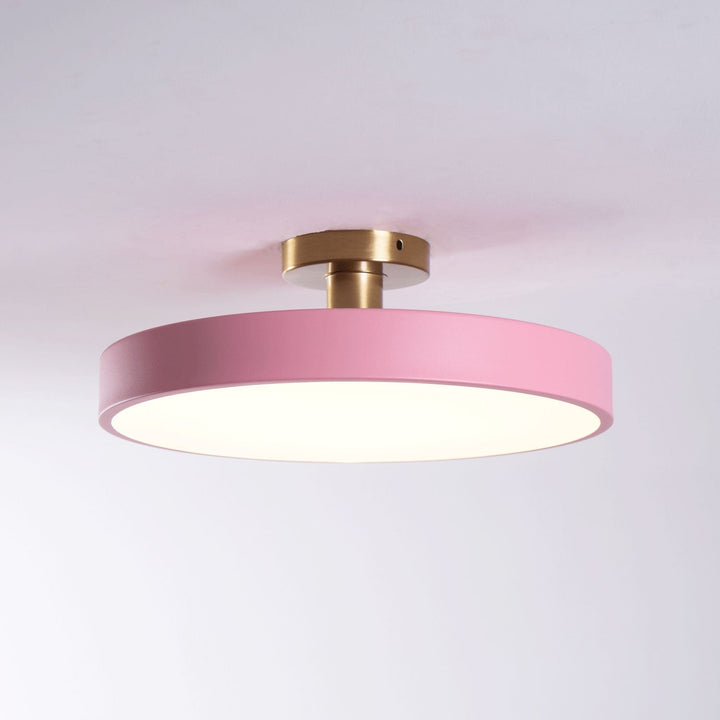 Energy-saving Lumeanon round LED ceiling light, modern ambient, dimmable flush mount design.