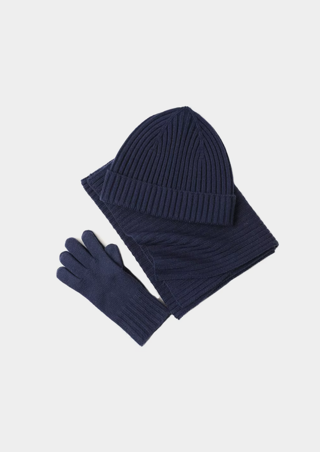 Premium cashmere winter essentials: ultra-soft hat, gloves, & scarf set for warmth, comfort & luxury. Great gift.