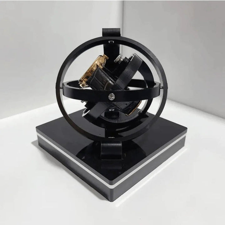 Luxury automatic watch winder for 4 mechanical timepieces. Silently keeps your watches accurate & ready to wear.