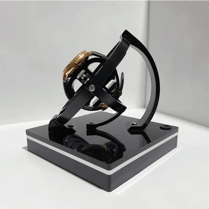 Elegant automatic watch winder display case. Perfect watch storage & care accessory for luxury mechanical timepieces.