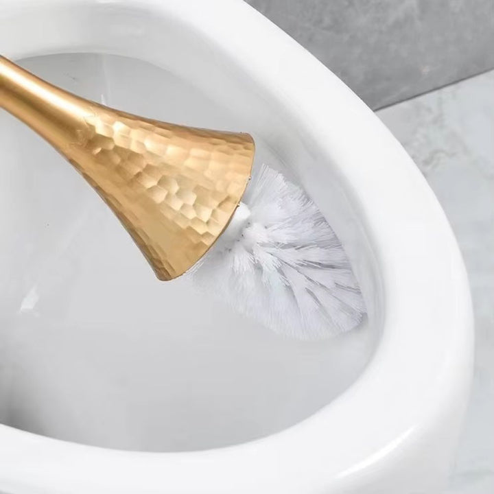 Modern luxury toilet brush with holder. Home essential for hygienic & stylish bathroom cleaning.