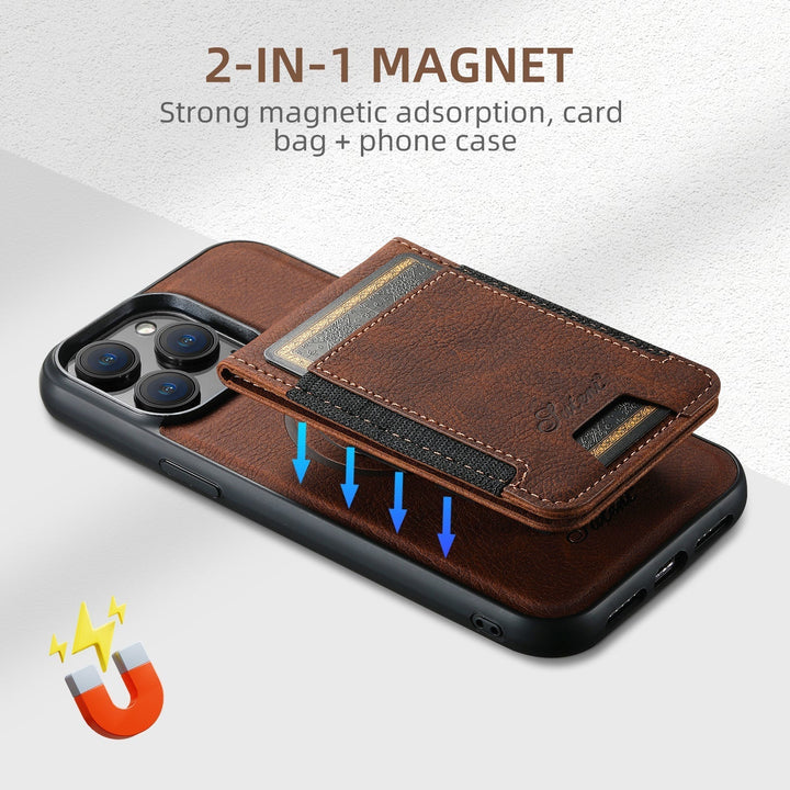 Durable luxury leather iPhone case. Shockproof & scratch resistant for premium phone protection & style.