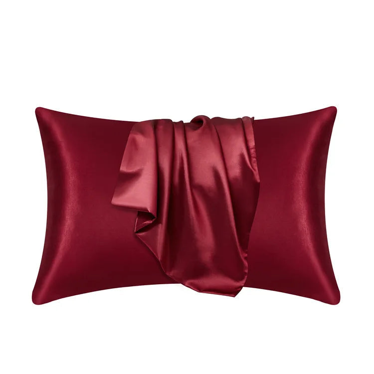 Premium hypoallergenic Mulberry silk pillowcase, ideal for sensitive skin & allergy sufferers. Soft & gentle.