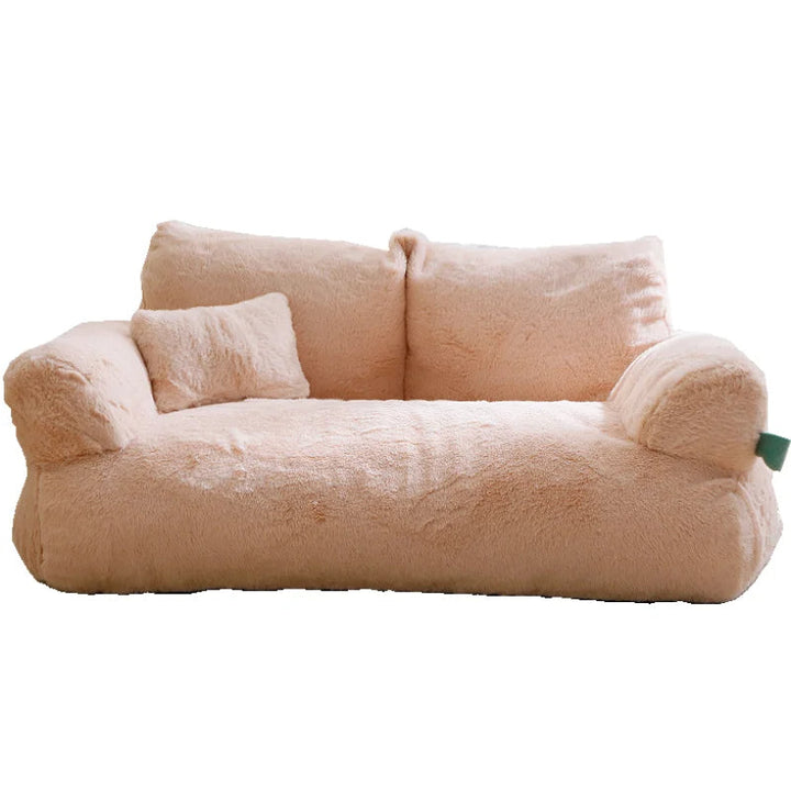 Premium dog supplies: luxury plush pet sofa bed, ultimate comfort. Cozy, washable design.
