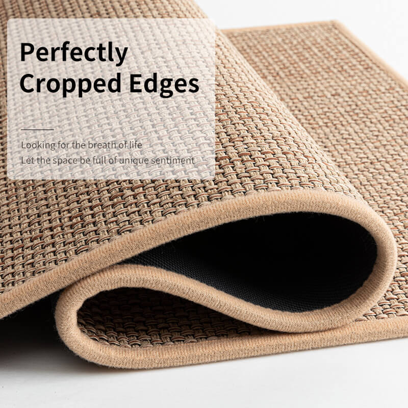 Protect floors with this easy clean, machine washable woven indoor floor mat. Non-slip entryway solution.