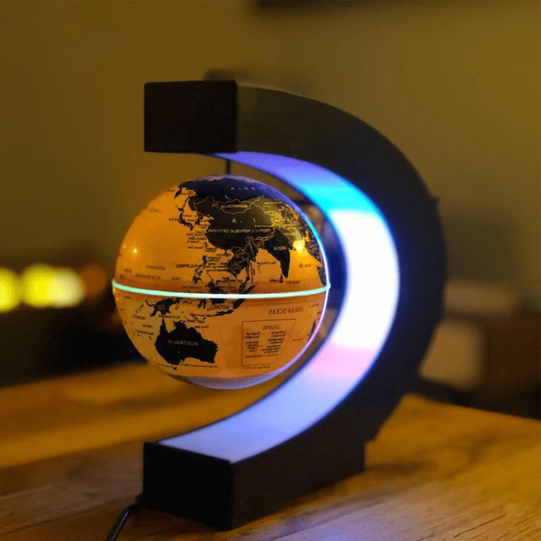 Unique LED magnetic levitation globe, perfect modern decor for office, home, or as a special gift.