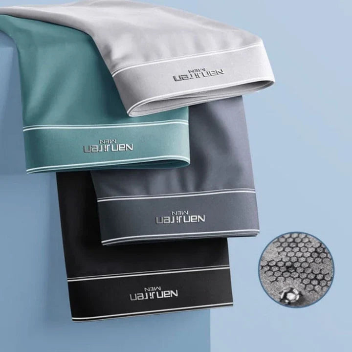 Multipack men's boxer briefs, 4-pair. Soft, breathable fabric for all-day comfort and support.