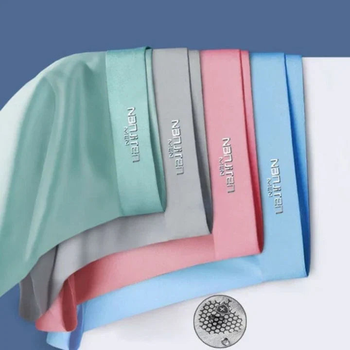 Comfortable men's 4-pack boxer briefs. Breathable underwear perfect for active and everyday wear.