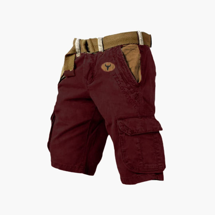 Men's versatile 6-pocket cargo shorts, designed for comfort and functionality in various settings.
