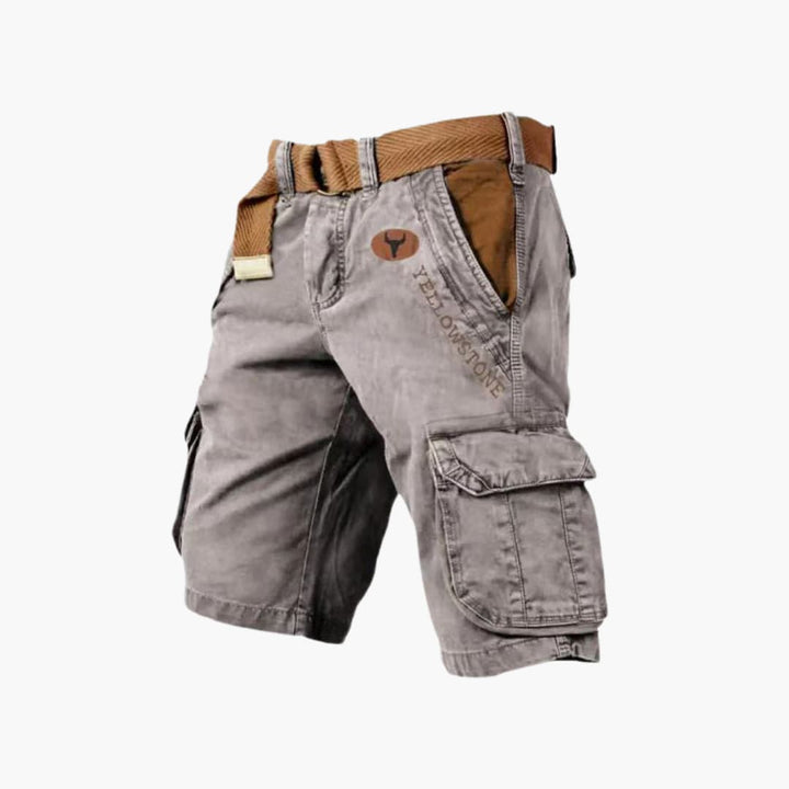 Men's summer cargo shorts with 6 practical pockets, offering both style and utility for warm days.