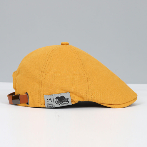 Classic adjustable beret reimagined for modern men's style. An elegant and comfortable headwear accessory.