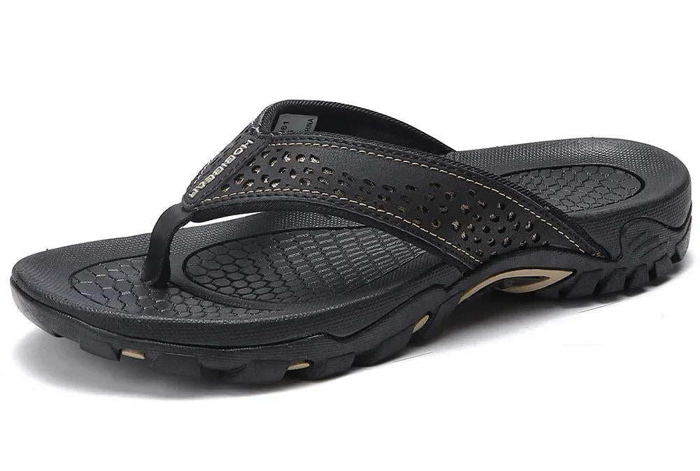Waterproof men's athletic sandals, slip-resistant, perfect for beach, pool, or summer comfort & active wear.