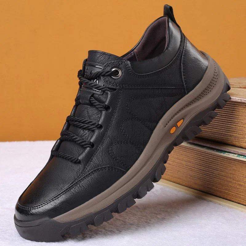 Durable men's orthopedic shoes. Non-slip all-weather casual footwear for active men & daily wear.