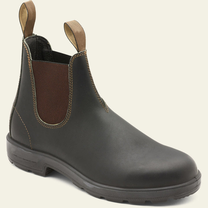 Classic men's ruched Chelsea boots, versatile smart casual ankle boots suitable for outdoor and everyday wear.