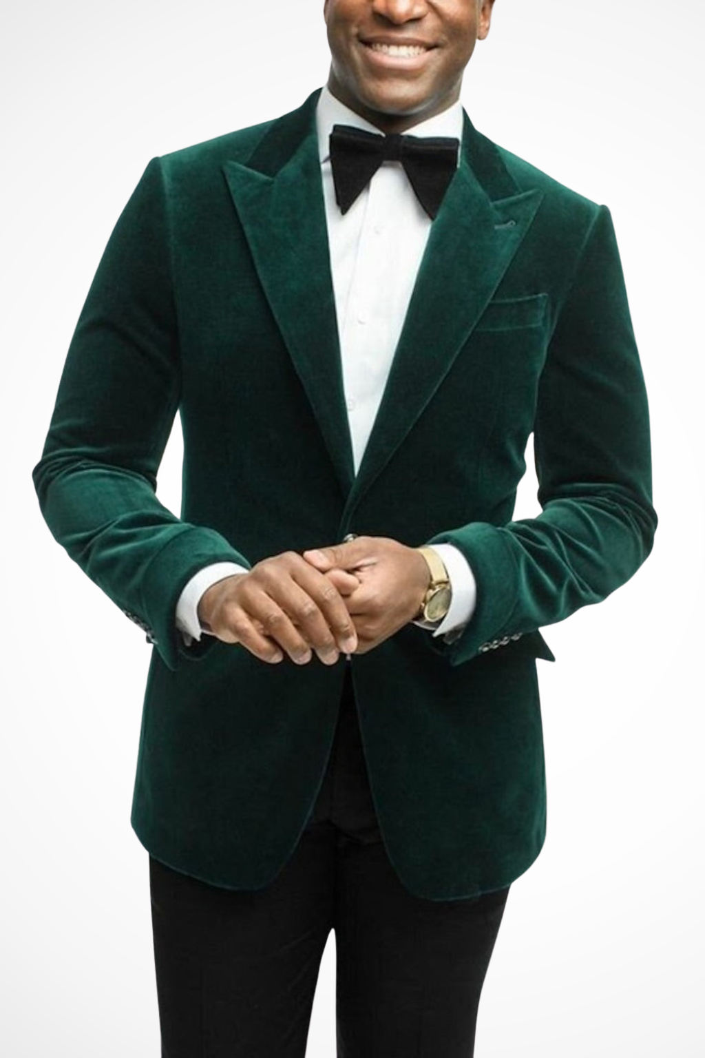 Timeless men's navy blue formal jacket. Tailored fit peak lapel blazer, ideal for events.