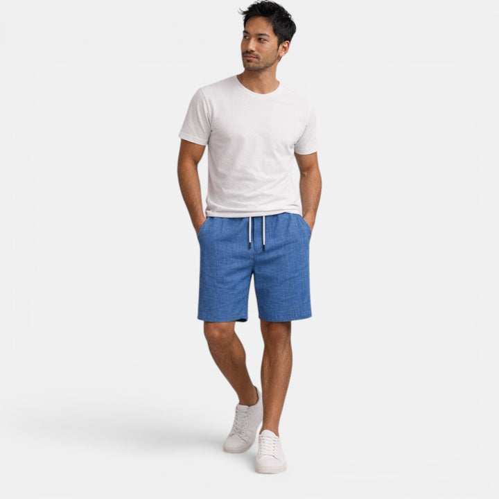 Warm weather ready: men's breathable casual shorts, regular fit, for relaxed style.