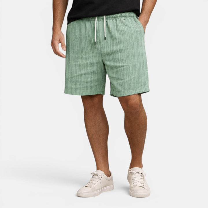 Regular fit men's shorts for summer, breathable fabric, excellent for casual outings.