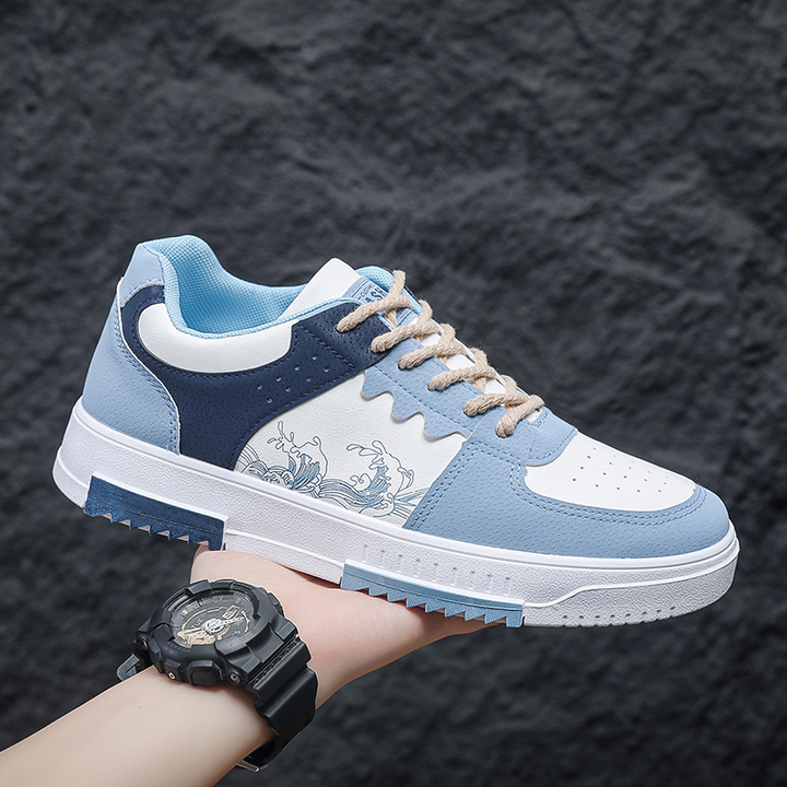 Comfortable men's shoes, breathable mesh upper, ideal for active everyday wear.