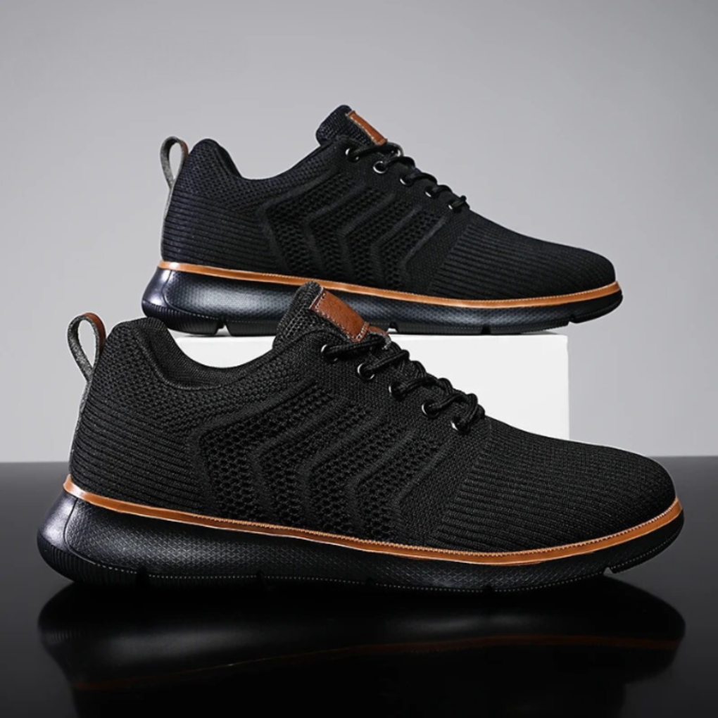 Lightweight men's breathable running shoes. Versatile athletic sneakers for training, gym, or casual wear.