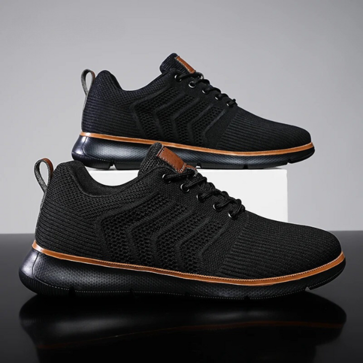 Lightweight men's breathable running shoes. Versatile athletic sneakers for training, gym, or casual wear.