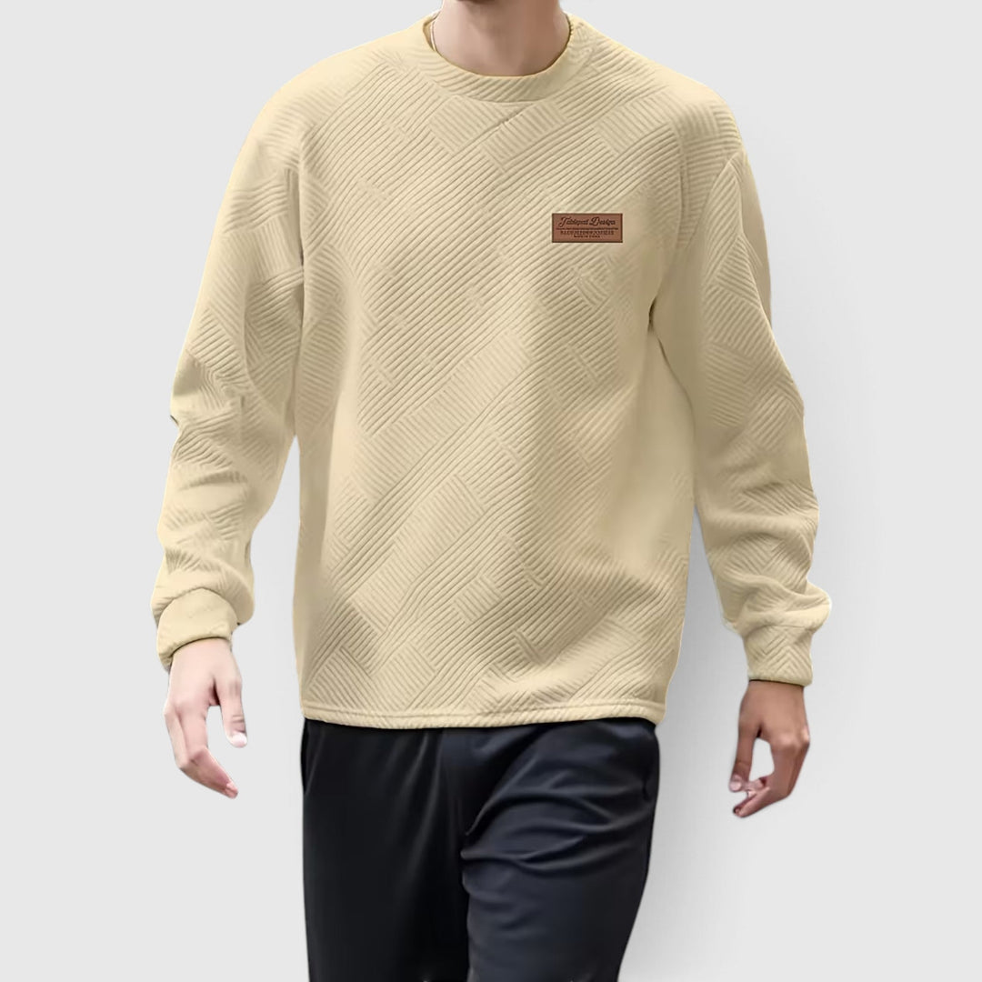Men's casual crew neck sweatshirt for everyday comfort & style.
