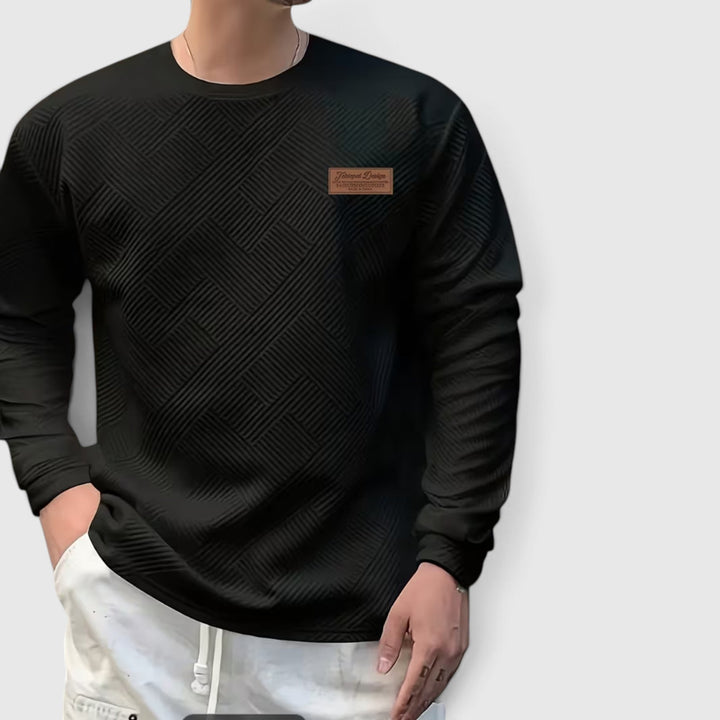 Everyday men's casual pullover crew neck, ideal for comfort and style.