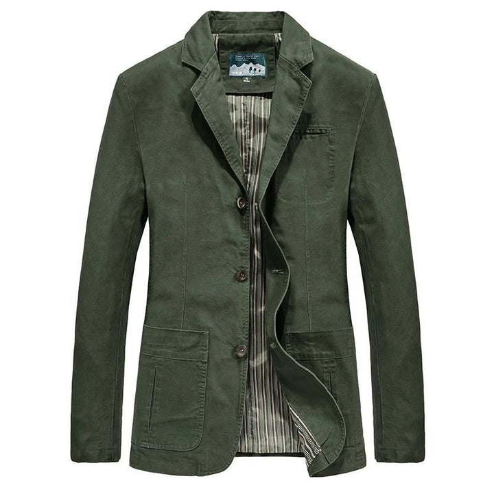 Stylish men's business casual blazer, a lightweight & comfortable tailored jacket for modern men.