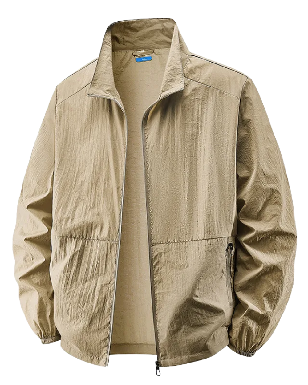 Men's casual lightweight collared jacket in a modern style, perfect for everyday wear. Ideal for spring or fall.