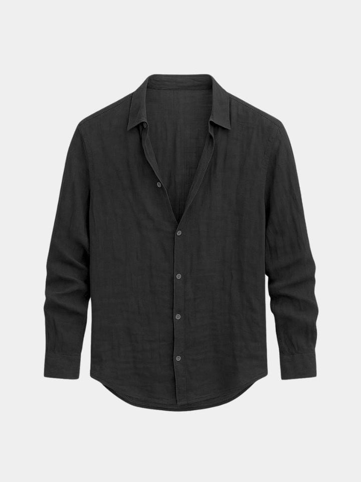 Versatile men's long sleeve casual shirt, a stylish option for summer fashion and everyday wear.