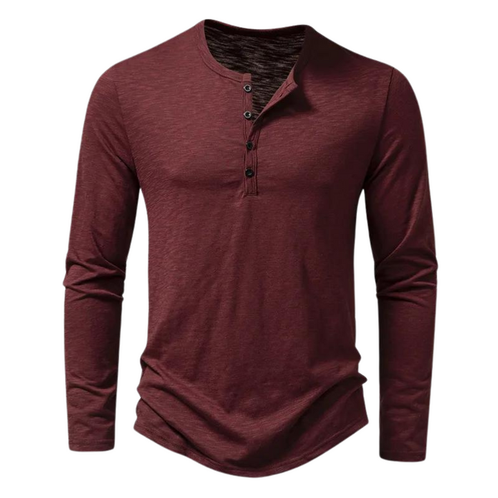 Men's casual long-sleeve t-shirt, relaxed fit, crew neck, perfect for everyday comfort and versatile wear.