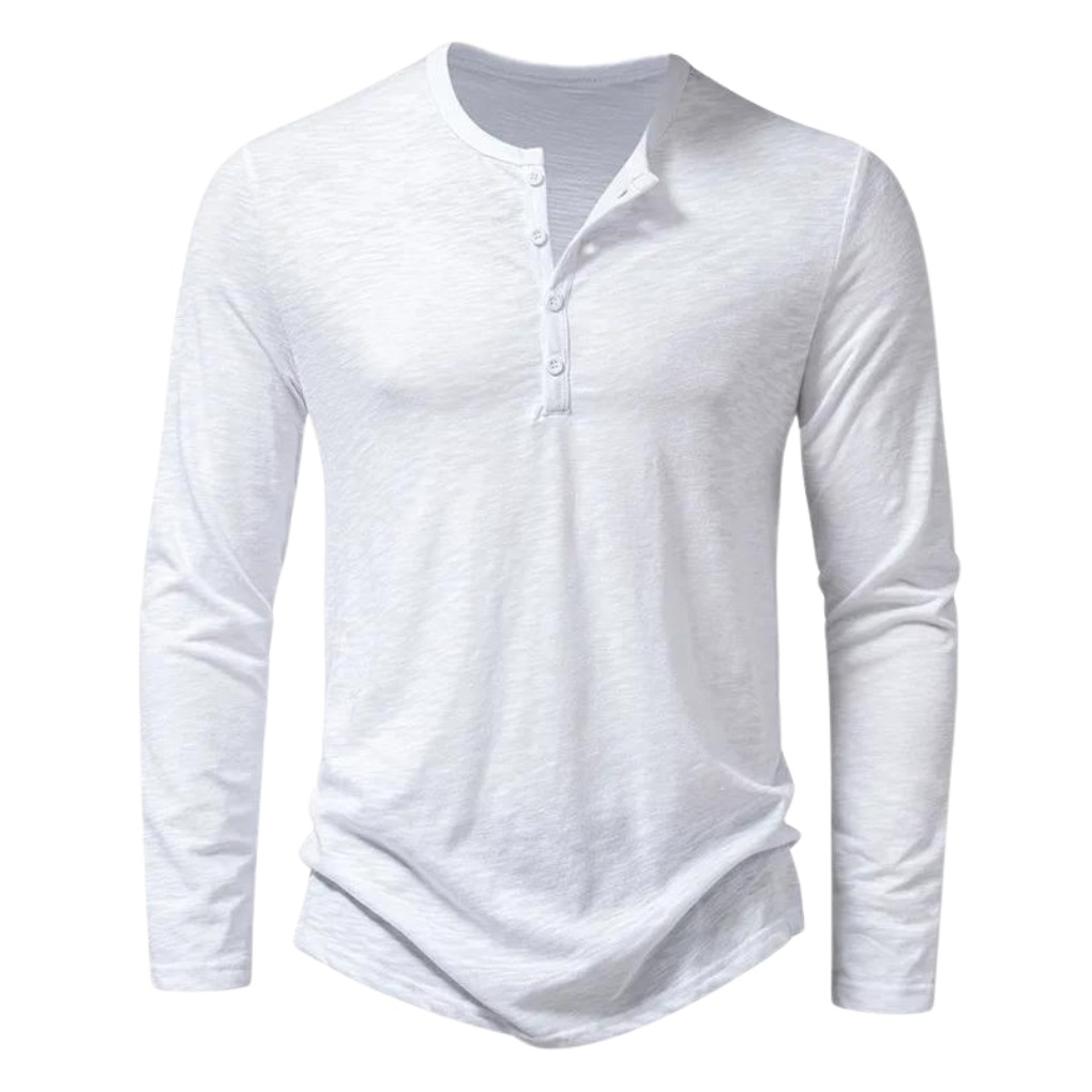 Relaxed fit men's long-sleeve t-shirt, casual crew neck design for ultimate everyday comfort and style.