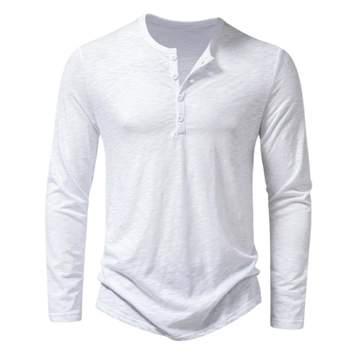 Relaxed fit men's long-sleeve t-shirt, casual crew neck design for ultimate everyday comfort and style.