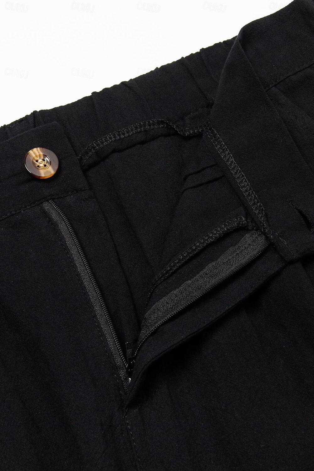 Men's comfortable straight leg pleated shorts. Ideal casual summer wear for beach or vacation.