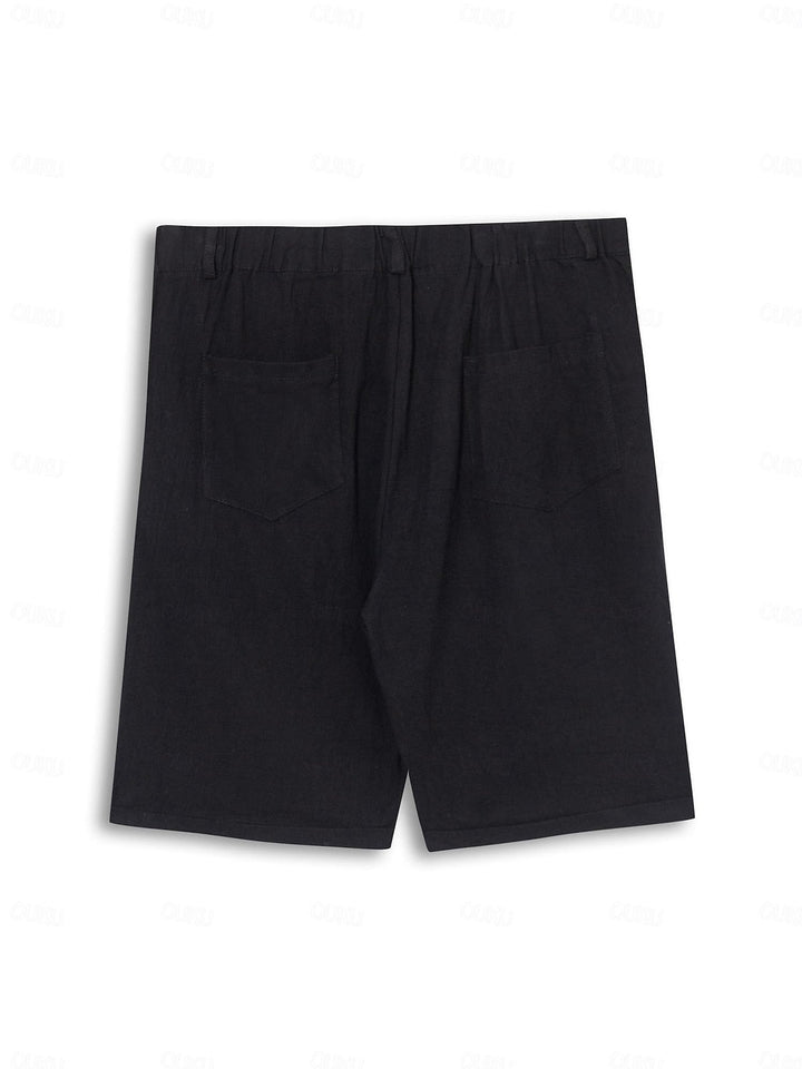 Modern men's pleated shorts, a stylish and comfortable option for your summer casual wardrobe.