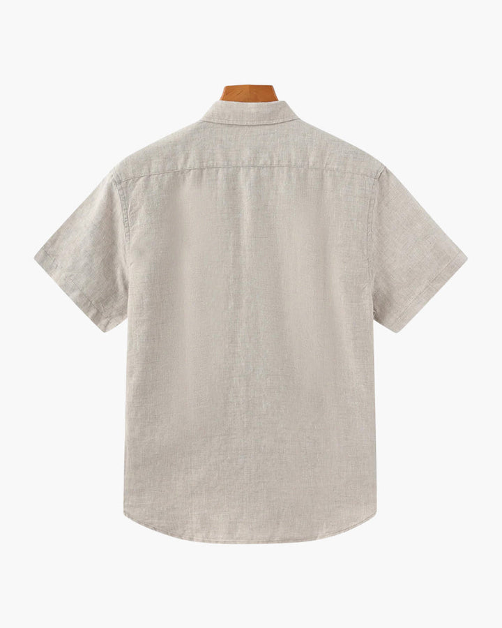 Relaxed fit men's short sleeve summer shirt, ideal for casual everyday wear.