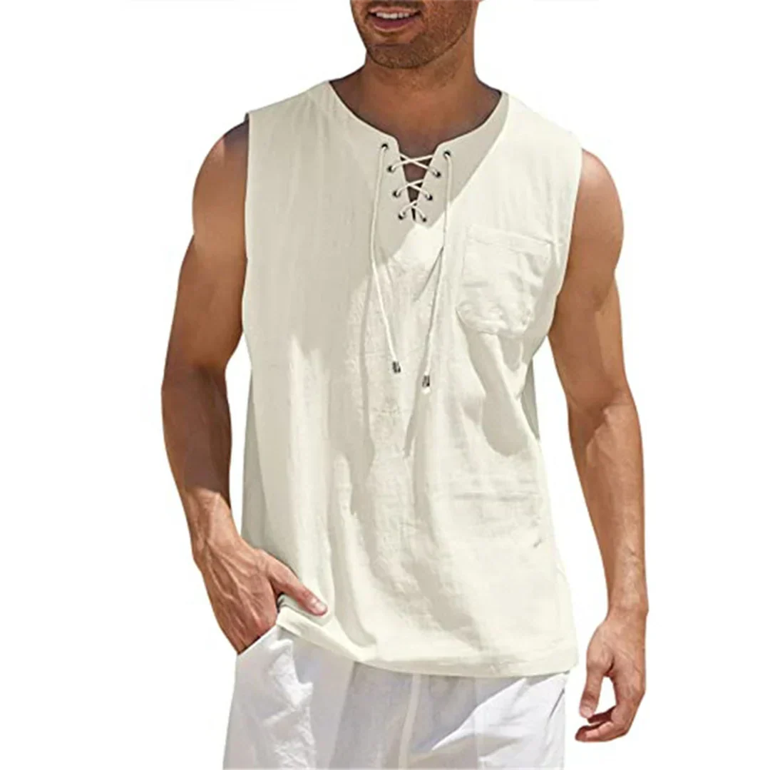 New men's slim fit casual button-down shirt, a versatile top for spring & summer style.