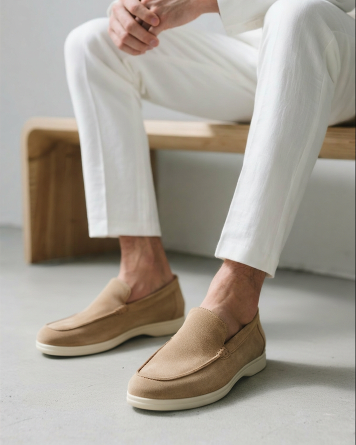 Men's everyday slip-on loafers, combining comfort, easy wear, and versatile casual fashion.