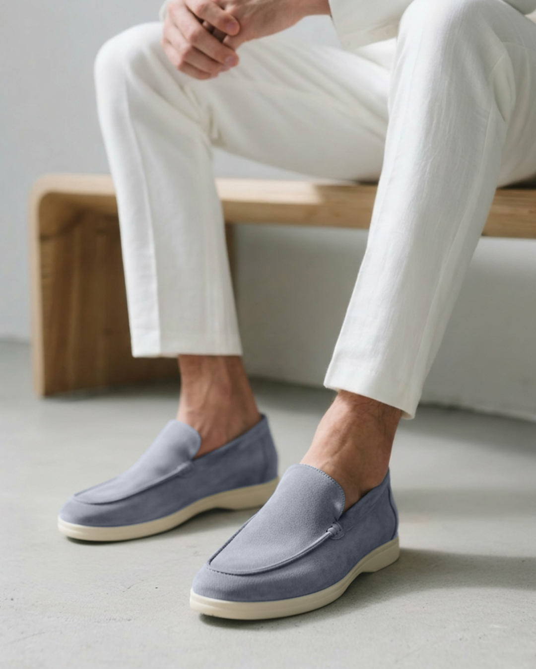 Comfortable men's slip-on loafers, ideal for driving, walking & daily casual wear. Easy to put on.