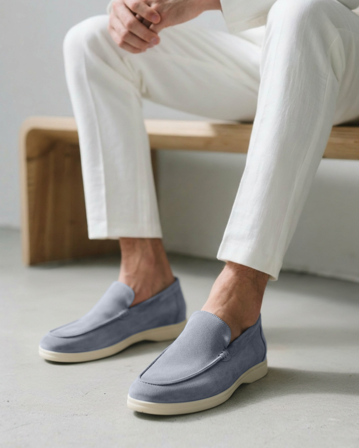 Comfortable men's slip-on loafers, ideal for driving, walking & daily casual wear. Easy to put on.