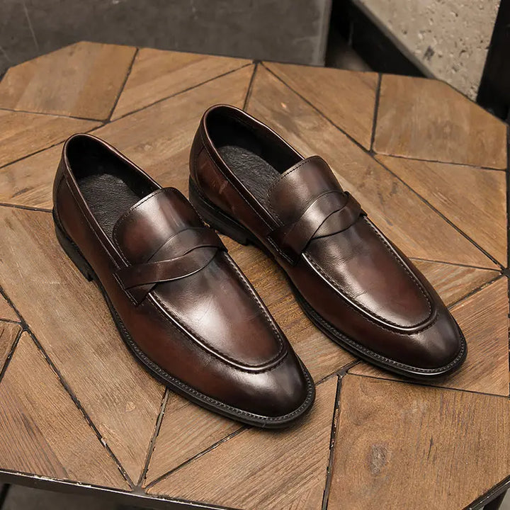 Stylish men's slip-on loafers for everyday comfort, ideal for smart casual outfits and summer footwear.