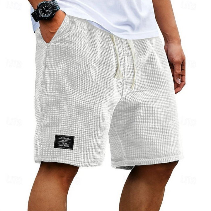 Men's fashion casual summer shorts, offering everyday comfort & relaxed fit. Breathable for warm weather.